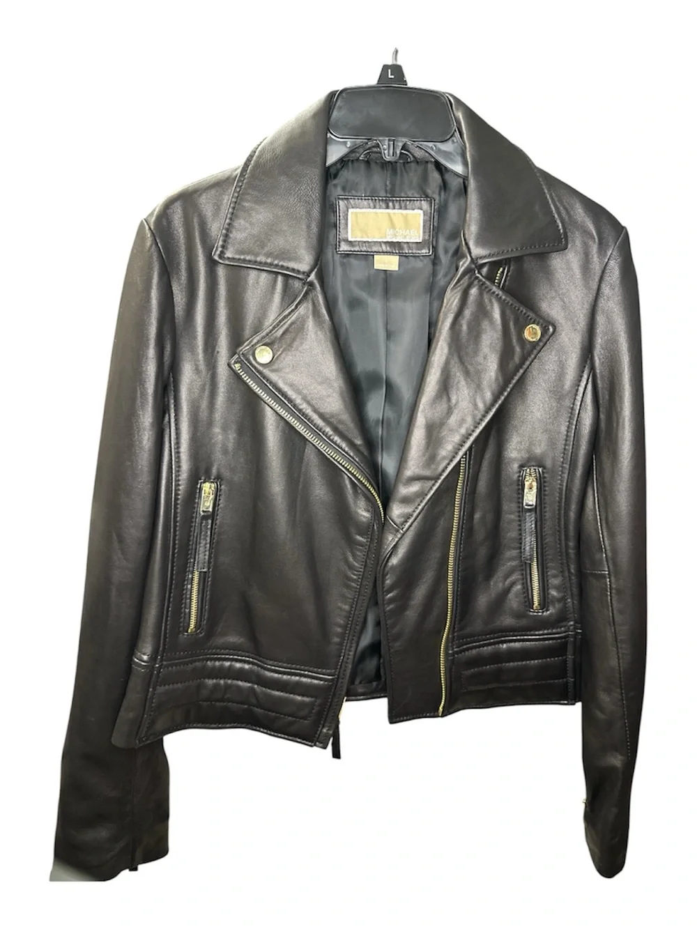 Michael Kors Black Leather  Jacket NWOT